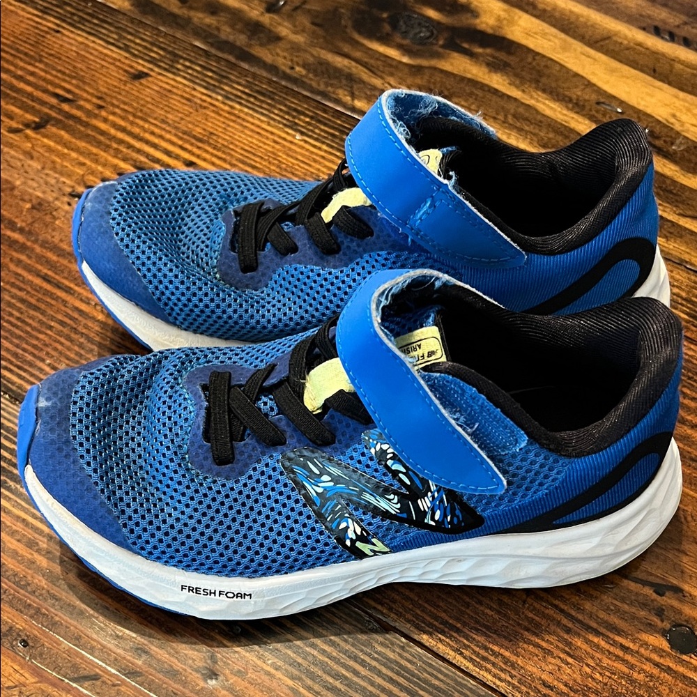 New Balance Kids Blue and Black Sneakers